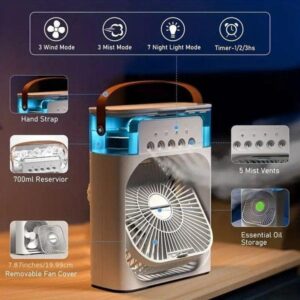 Portable Ac Mini Cooler Mist Fan